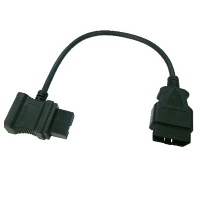 OBDII Male to Mitsubishi 12 Pin Female+DB15 Pin Female